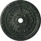 Ekena Millwork Palmetto Medallion (Canopies up to 7 5/8"), 31 1/2"OD x 3 5/8"ID x 1 3/4"P, Painted Turtle Crackle CM31PMPTC - alternate 1